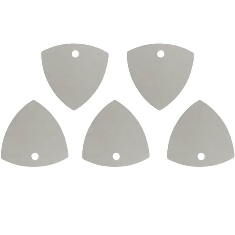 10 New Pieces Universal Metal Triangle Plastic Pry Opening Tool Compatible with iPhone, Galaxy, Pixel Mobile Phone Laptop Tablet LCD Screen Case Disassembly Scraper Repair Tools Guitar Picks