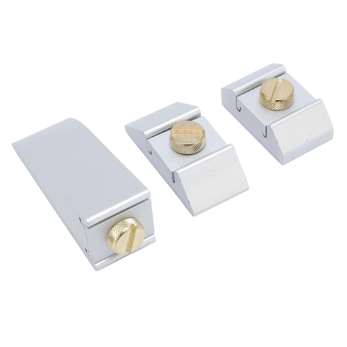 Hand Sander Holder Set 3PCS, Aluminum Sanding Block with Bevel Wedge Shapes for Wood Metal Leather