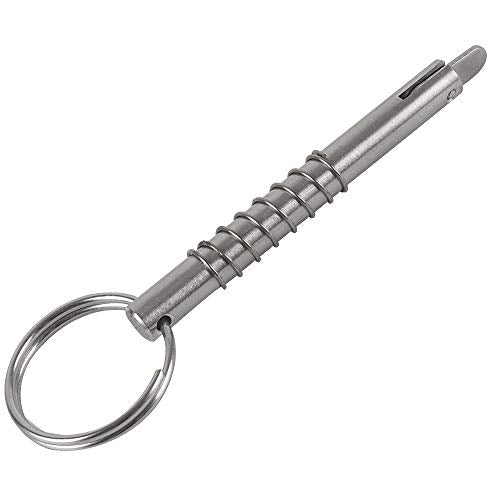 4 Pcs Quick Release Pin w/Drop Cam & Spring, Diameter 5/16"(8mm), Usable Length 2"(53mm), Overall Length 3"(76mm), Full 316 Stainless Steel, Bimini Top Pin, Marine Hardware (Pack of 2) One Size (Pack of 2)