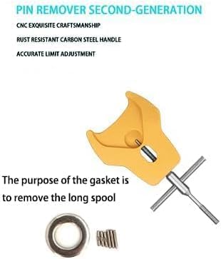 QUA'ANNYU Fishing Reel Maintenance Kit, Professional Fishing Reel Care & Repair Tool Set with 24/30/38-in-1 Screwdriver Set Gold+Manual Screwdriver