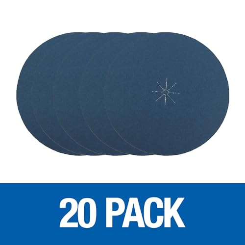 Mercer Industries 409100 Zirconia Cloth Floor Sanding Edger Discs, 7" x 5/16" Hole, Grit 100X (25 pack) 100X (25 pack)