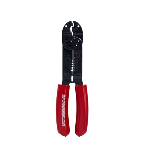 Klein Tools 1000 Multi Tool, Made in USA, 6-in-1 Stripper, Crimper, Wire Cutter, Screw Measure and Shears, Multi-Purpose Lineman Tool