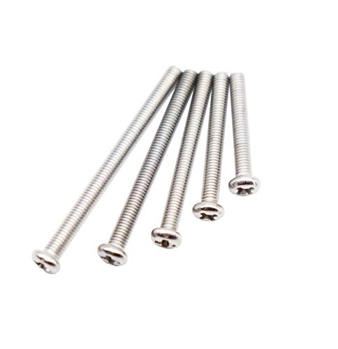 400pcs M3 Pan Head Phillips Machine Screws Nuts Washers Assortment Kit, 304 Stainless Steel,M3 x 20mm/ 25mm/ 30mm/ 35mm/ 40mm