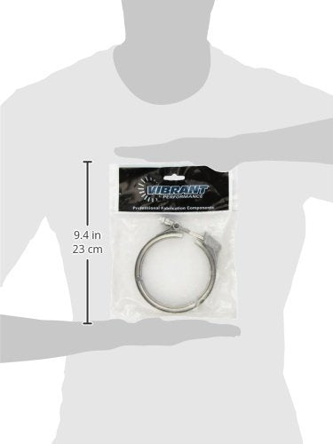 Vibrant Performance 1492C Stainless Steel Quick Release V-Band Clamp, 3-1/2" (For Use With 3-1/2" V-Band Flanges)