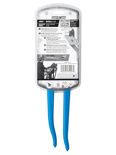 Channellock Tongue-and-Groove Pliers 410 - Double Tongue & Groove, 1-1/8 In. Jaw - 9-1/2 In. 9.5 inches