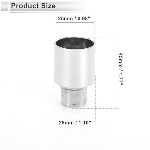 Wheel Lock Lugnut for Jeep Compass #802 Anti-theft Screw Nut Removal Key Socket 1pc 802