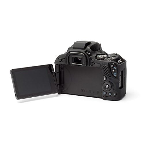 easyCover Protective Camera Case compatible for Canon 200D/250D SL2/SL3, Black