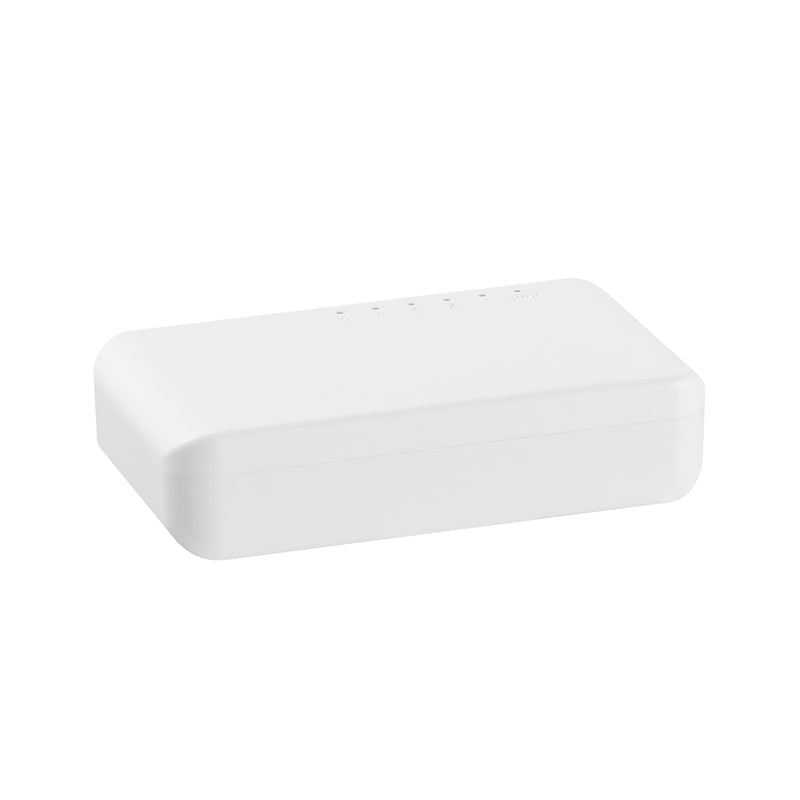 5 Port Gigabit Ethernet Switch, 4 x 100/1000Mbps Ports and 1 Gigabit Uplink, Unmanaged Mini Plastic YuLinca Gigabit Ethernet Splitter 5x1G