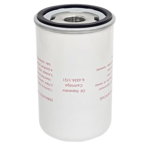 6.4334.1 Oil Separator Compatible with KAESER SX3/4/6/8 Screw Air Compressor Replacement Parts 6.4334.1/G1 6.4334.0