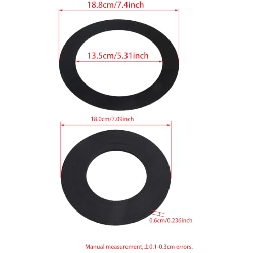 Yibuy 4" 5" 6" Bass Drum Head Port Hole Punch Kit w/Conservation Ring Black