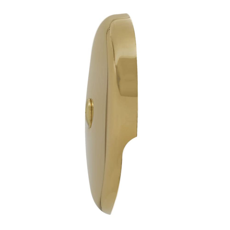 Westbrass Tip Toe Universal Tub Trim with One-Hole Faceplate, Polished Brass, D931K-01
