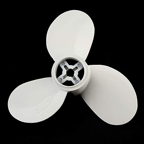 Motor Propeller, 7 1/4 5-A 3 Blades Aluminum Propeller Boat Outboard Motor for