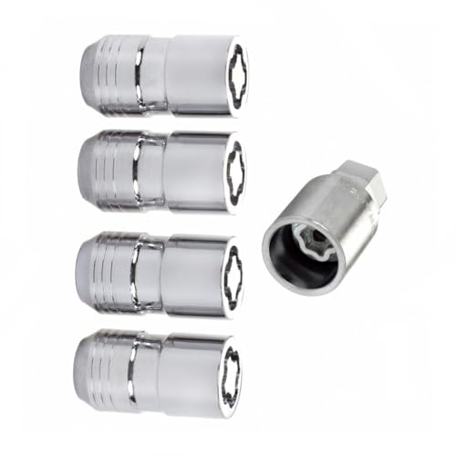 McGard Wheel Lock Nut Set For Honda Civic/Passport 2018 2019 2020 | 4 Pack | Cone Seat | M14 x 1.5 | 21mm & 22mm Dual Hex | 1.639in. Length | Chrome