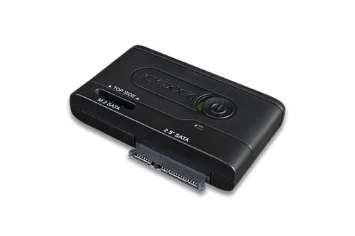 ICY DOCK 2.5” & M.2 SATA III HDD SSD to USB 3.2 Gen 1 (5Gbps) Hard Drive Docking Station Reader Adapter | EZ-Adapter MB031U-1SMB