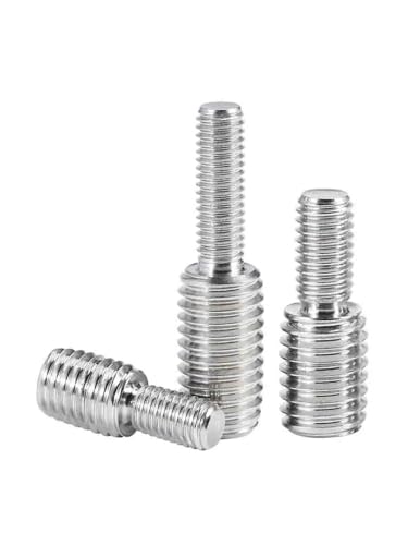 304 Transfer Screw Stainless Steel Thread Adapter Male to Male M3 M4 M5 M6 M8 M10 M12 M14 M16 to M20 Double Head Transfer Screw Bolt (M5x10-M8x10,4) M5x10-M8x10 4
