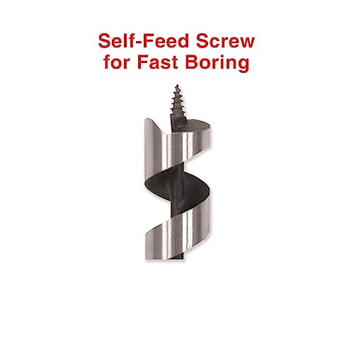IVY Classic 46313 Power Auger, High-Carbon Steel, 1/Tube 13/16" Diameter 18" Length