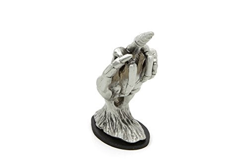 Skeleton Hand Fender Ornament for Harley Davidson Silver Patina 48-0246