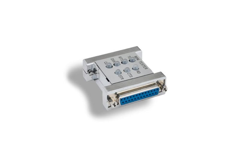 KENTEK DB25 25 Pin Molded Mini Tester M/F RS232 Serial
