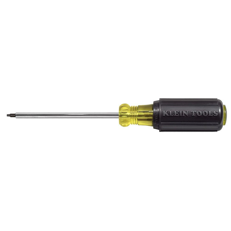 Klein Tools 80031 Screwdriver Set, Made in USA, 5-Piece Kit Includes 2 Slotted, 2 Phillips and 1 Square Tip Screwdriver, Cushion Grip Comfort