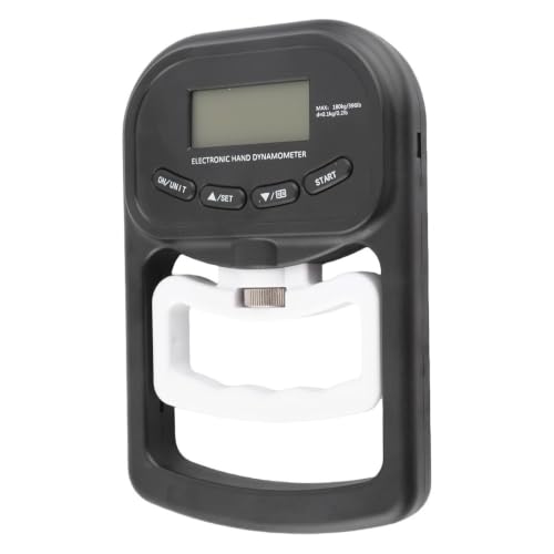 Digital Hand Grip Strength Tester, 180kg/396lb Capacity Black