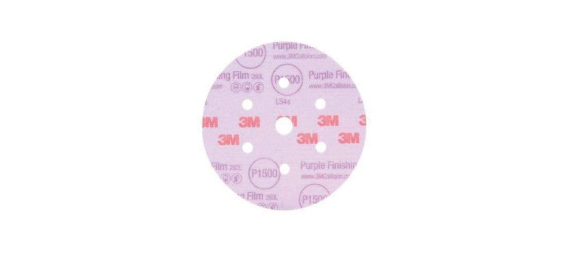 3m Hookit Purple Finishing Film Abrasive Disc 260l, 30666, 6 In, P2000 [50-discs Per Carton]
