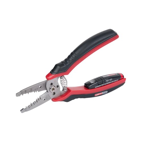 Gardner Bender GST-224M Circuit Alert® Voltage Sensing Stainless Wire Stripper, 12/2 & 14/2 NM Cable, 7 1/2 in.