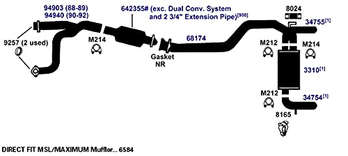 AP Exhaust Products 4948 Catalytic Convertor Air Tube