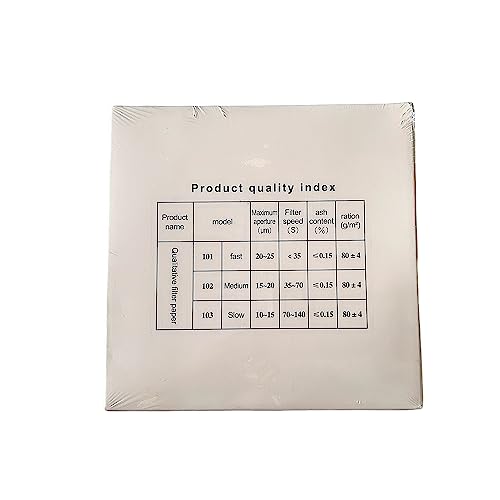2Packs 15cm 20-25μm Qualitative Filter Paper OD=150mm Fast Speed 100 Sheet/Pack