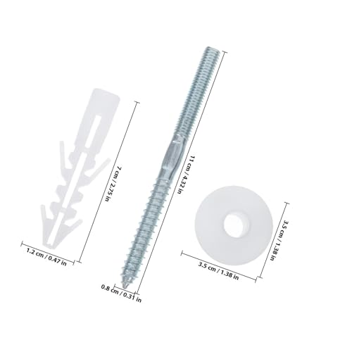 COHEALI Wash Basin Fixing Bolts, Wall Mounted Sink Installation Kit, 1 Set