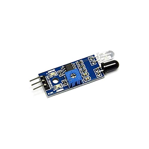 IR Infrared Obstacle Avoidance Sensor (2pcs) IR Transmitting and Receiving Tube Photoelectric Switch 3-pin Compatible with Ar-duino Smart Car Robot 2