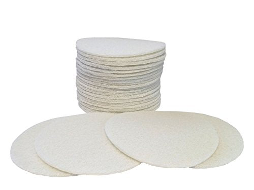 Starcke Scouring Pads, 5 inch 25 Pack Sanding Pads, White Automotive Sandpaper for Automotive Paint & Paint Supplies, Non Abrasive Auto Body Supplies, Aluminum Oxide Surface Conditioning Scuff Pad Non Abrasive/Polishing