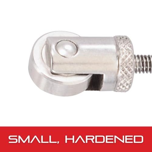 Starrett Small Hardened Roller Contact, No. 4-48 Screw Thread