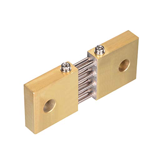 uxcell Shunt Resistor 750A 75mV for DC Current Ammeter Analog Panel Meter External FL-19 Shunt Divider