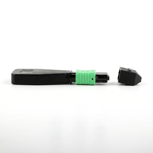 MPO Fiber Optic Loopback Adapter, 24-Core MPO Connector Single Mode SM 24 Cores - Green