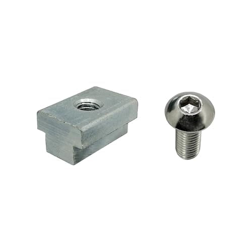 Truck Bed Deck Rail T Slot Nut Screw Kit Compatible with Toyota Tacoma & Tundra (8 Pack) 8 Pack