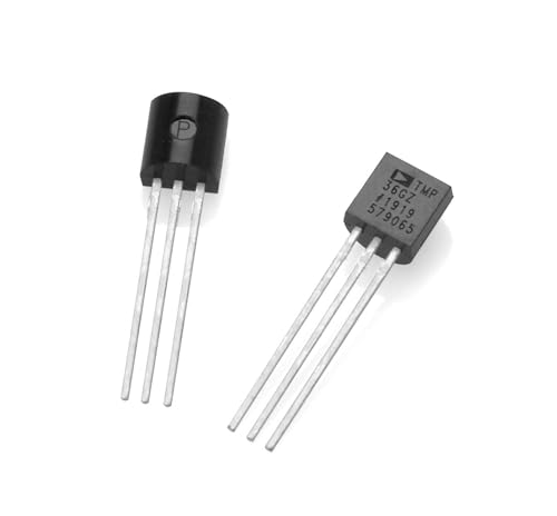 OSOYOO 5pcs TMP36 Temperature Sensors Low Voltage Low self-Heating Precision Linear Analog Output for Arduino Raspberry Pi (5) 5