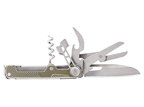 Gerber Armbar Cork EDC Multitool Pocket Knife, Pry Bar, Bottle Opener, Gold