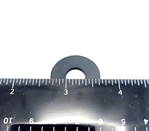 3/8" ID Rubber Flat Washers 1" OD x 1/16" Thick EPDM Gasket Spacers Seal Rings for Plumbing and Automotive Applications 3/8 x 1 x 1/16 (12 Pack) 12
