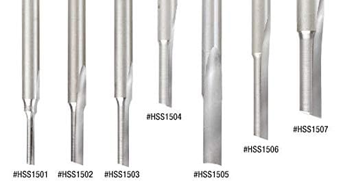 Amana Tool - HSS1605 HSS Double Straight 'O' Flute Plastic Cutting 1/4 Dia x 2 x 1/4" 1/4 Dia x 2 x 1/4"