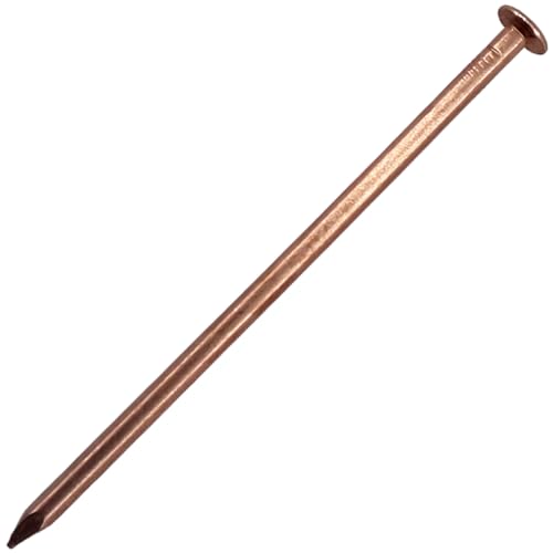 (25) 4"- Copper Clad nail spikes for killing trees & stumps - No predrilling required – Prevents regrowth by releasing copper ions - Eco Friendly - Qty 25