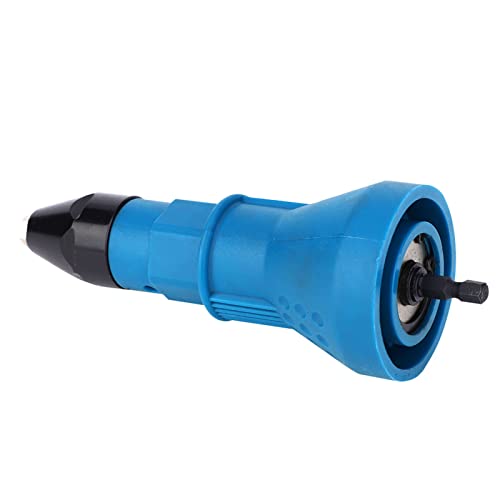 Electric Rivet Nut Adapter Efficient Riveting Tool for DIY Enthusiasts with Electric Drill (Blue) Blue