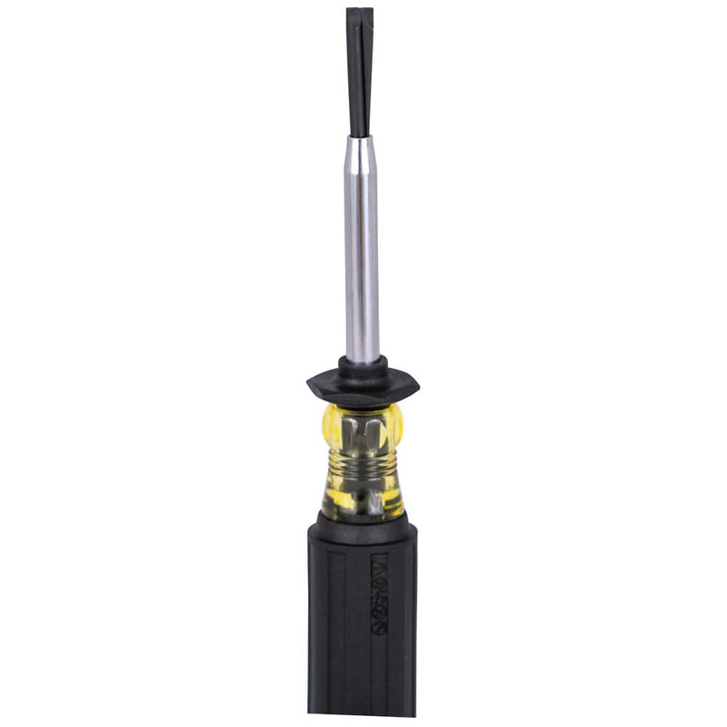 Klein Tools 85153K Slotted Screw-Holding Screwdriver Set, 3/16-Inch, 1/4-Inch Split-Blade Flat Head Driver, Positive Gripping Action, 2-Piece 2-Piece Kit