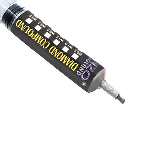 Diamond Stropping Lapping Sharpening Honing Buffing Polishing Cutting Abrasive Paste Compound For Razor Knife Hand Tools Sharp Cutting Edge Blade (14 Micron 800#) 14 Micron 800#