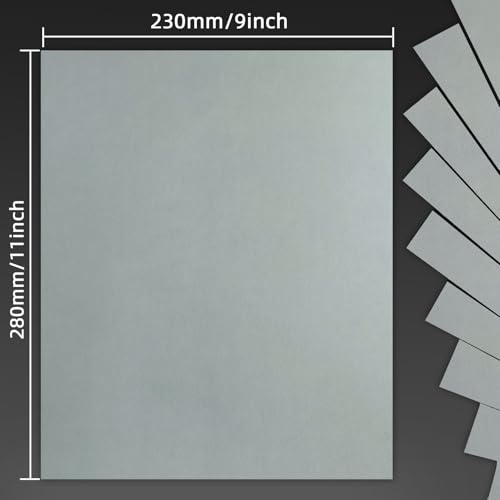 7000 Grit Sand Paper, 9 x 11 Inch, 25 Pcs Wet Dry Sandpaper Sheets, Silicon Carbide for Wood, Metal, Automotive Sanding and Polishing, Waterproof and Durable 7000 Grit