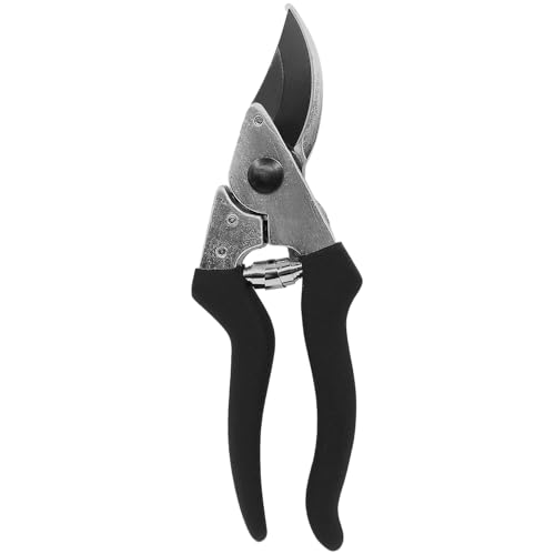 Zenport Z201 Heavy Duty Pruner, Bypass Euro, Black Handles, Steel, 8-Inch 1