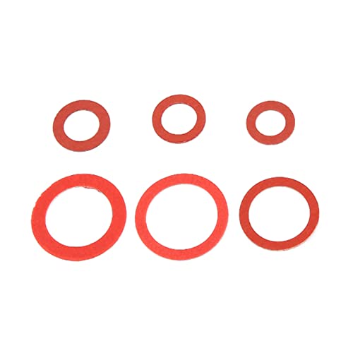 Ejoyous 600Pcs Fiber Flat Washer Assortment for Plumbing 12 Sizes