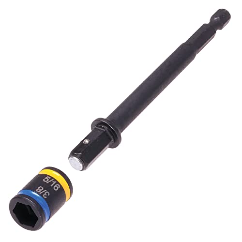 Malco MSHMLC1 4 in. C-RHEX Cleanable, Reversible Magnetic Hex Drivers (5/16″ and 3/8″)- 2 pack