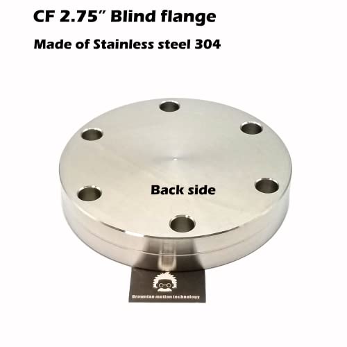 Conflat flange CF 2.75" blind flange blank flange, non-rotatable, thru holes (Pack of 1PC) CF 2.75"