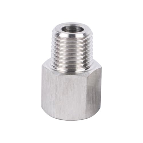 Stainless Steel M20*1.5 Female x 3/4" NPT Male Adapter Pressure Gage M20*1.5 Female x 3/4" Male NPT 1