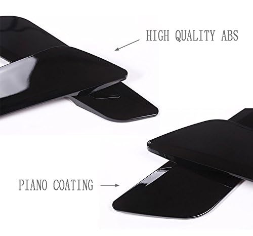 Eiseng Side Wing Air Vent Hood Intake Fender Cover Trim for BMW 5 Series G30 2017 2018 2019 2020 2021 2022 2023 Exterior Accessories